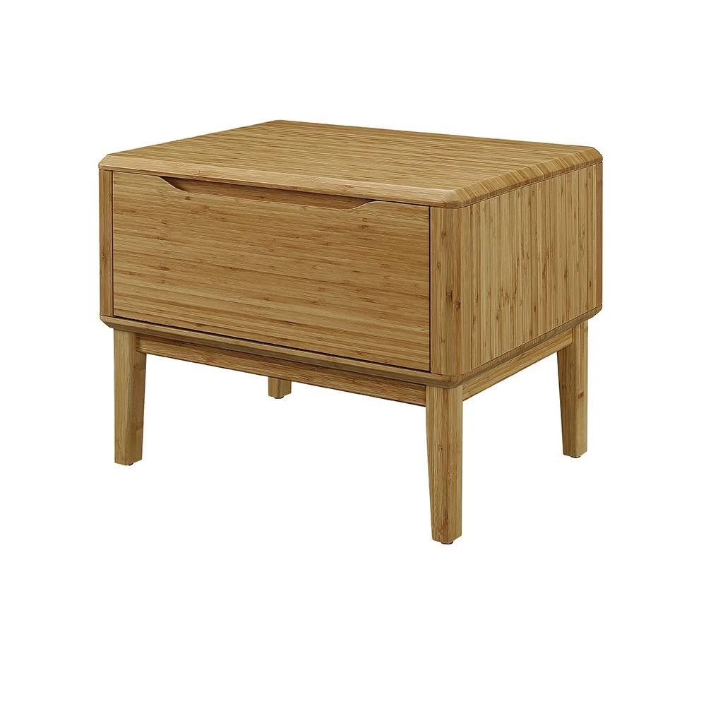 Currant 1-Drawers Caramelized Nightstand 17.7 in. H x 24 in. W x 18.05 in. L by Greenington 4 Currant 1-Drawers Caramelized Nightstand 17.7 in. H x 24 in. W x 18.05 in. L by Greenington - Image 2