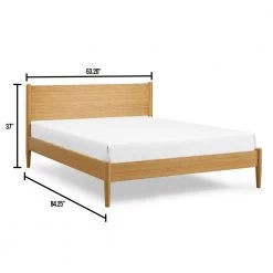 Eco Ridge Tan Caramelized Queen Platform Bed by Greenington -Greenington Shop caramelized greenington platform beds eco015ca 76 1000