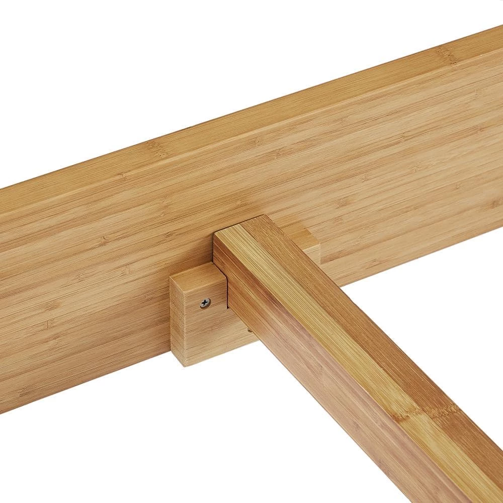 Eco Ridge Tan Caramelized King Platform Bed by Greenington 9 Eco Ridge Tan Caramelized King Platform Bed by Greenington - Image 8