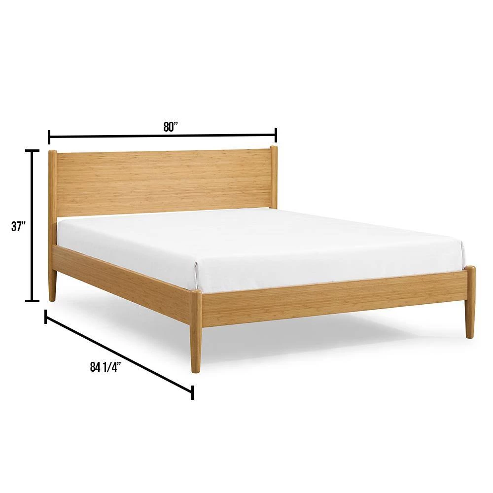 Eco Ridge Tan Caramelized King Platform Bed by Greenington 12 Eco Ridge Tan Caramelized King Platform Bed by Greenington - Image 11