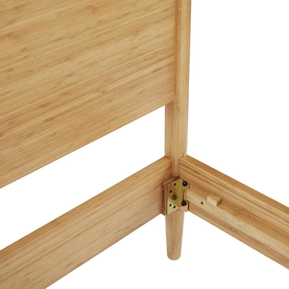 Eco Ridge Tan Caramelized King Platform Bed by Greenington 7 Eco Ridge Tan Caramelized King Platform Bed by Greenington - Image 6