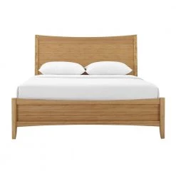 Willow Tan Caramelized Queen Platform Bed by Greenington