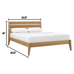 Sienna Caramelized Tan Queen Platform Bed by Greenington -Greenington Shop caramelized greenington platform beds g0090ca 66 1000