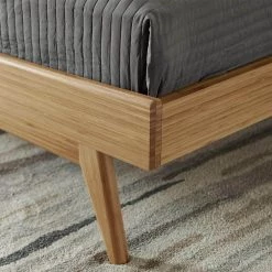 Azara Caramelized Tan California King Platform Bed by Greenington -Greenington Shop caramelized greenington platform beds ga0002ckca fa 1000