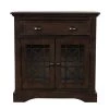 Espresso Storage Cabinet with Doors and Big Wood Drawer by Qualfurn 1 Espresso Storage Cabinet with Doors and Big Wood Drawer by Qualfurn -Greenington Shop espresso qualfurn accent cabinets ctm195159b 64 1000