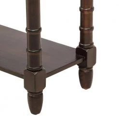 58 in. Rectangle Espresso Wood Console Table with 2-Storage Drawers by Qualfurn -Greenington Shop espresso qualfurn console tables ctm191266p 66 1000