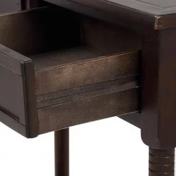 36 in. Rectangle Espresso Wood Console Table with 2-Drawers and Bottom Shelf by Qualfurn -Greenington Shop espresso qualfurn console tables ctm191267b 66 1000