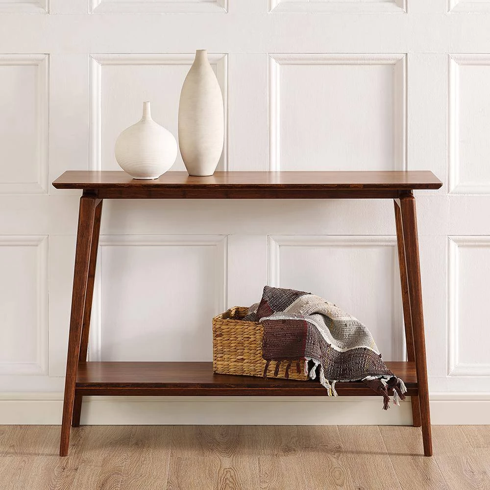 Antares 14 in. Exotic 32 in. Rectangle Wood Console Table by Greenington 11 Antares 14 in. Exotic 32 in. Rectangle Wood Console Table by Greenington - Image 9