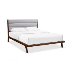 Mercury Exotic Brown Upholstered California King Platform Bed by Greenington -Greenington Shop exotic greenington platform beds gm002cke 40 1000