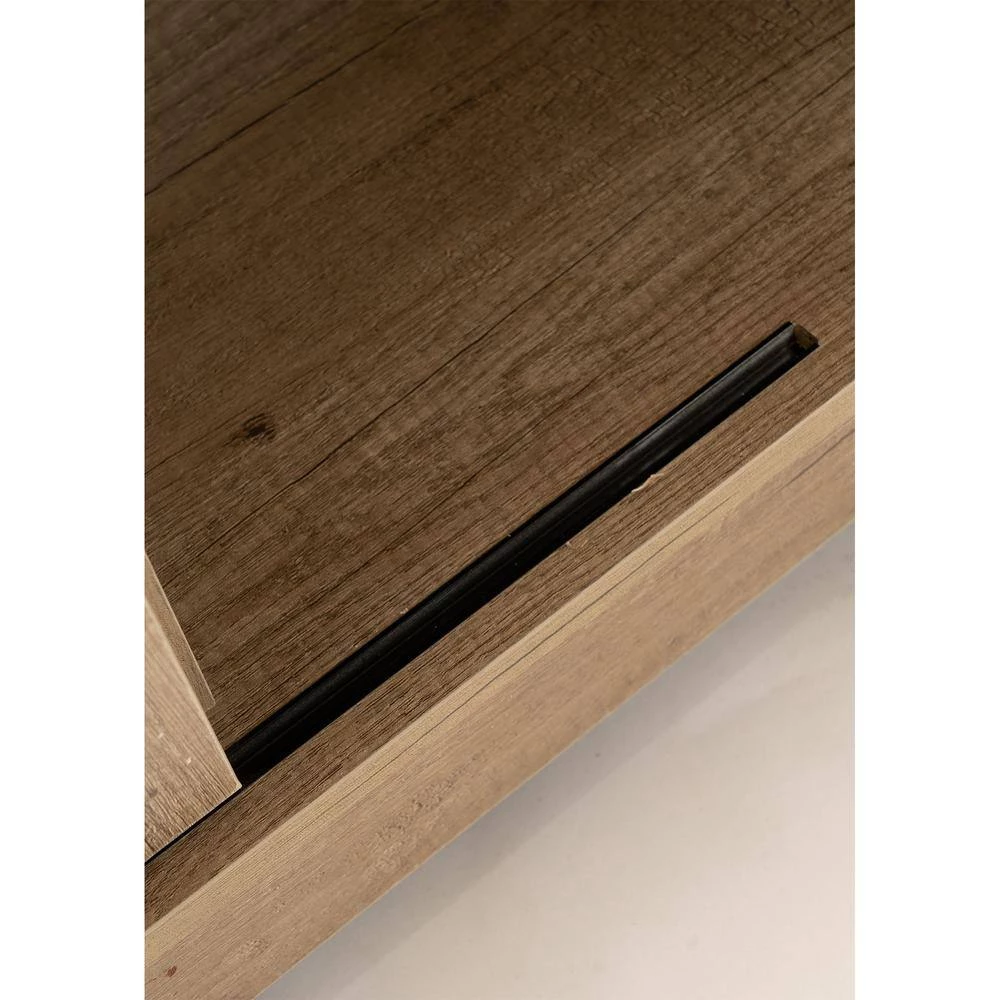 Gray Wash Modern Farmhouse Storage Cabinet Coffee Bar Cabinet Floor Buffet Sideboard with Sliding Barn Door by VERYKE 11 Gray Wash Modern Farmhouse Storage Cabinet Coffee Bar Cabinet Floor Buffet Sideboard with Sliding Barn Door by VERYKE - Image 9