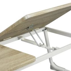 25.5 in. Rectangle Light Wood MDF Portable Laptop Table Laptop Desk Writing Desk with Foldable Steel Feets by VERYKE -Greenington Shop light wood veryke laptop desks yhm xmus00137 44 1000