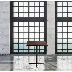 36-inch Square Composite Wood Cafe Table, 42-in Height, Mahogany Laminate Top and Black X Base by National Public Seating -Greenington Shop mahogany national public seating kitchen dining tables ct33636xbpbtmmy 31 1000
