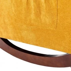 Mustard Polyester Living Room Comfortable Rocking Sofa Living Room Sofa by VERYKE -Greenington Shop mustard veryke rockers gliders ottomans db w39540395 76 1000