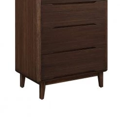 Currant 5-Drawer Oiled Walnut 19 in. L x 32 in. W x 52.2 in. H by Greenington -Greenington Shop oiled walnut greenington chest of drawers g0029ow c3 1000