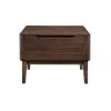 Currant 1-Drawer Oiled Walnut Nightstand 17.7 in. H x 24 in. W x 18.05 in. L by Greenington -Greenington Shop oiled walnut greenington nightstands g0028ow 64 1000
