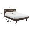 Currant Oiled Walnut Walnut Queen Platform Bed by Greenington -Greenington Shop oiled walnut greenington platform beds g0026ow 64 1000