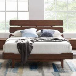 Currant Oiled Walnut Walnut California King Platform Bed by Greenington -Greenington Shop oiled walnut greenington platform beds g0027ckow 31 1000