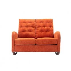 Orange Polyester Living Room Comfortable Rocking Sofa Living Room Sofa by VERYKE