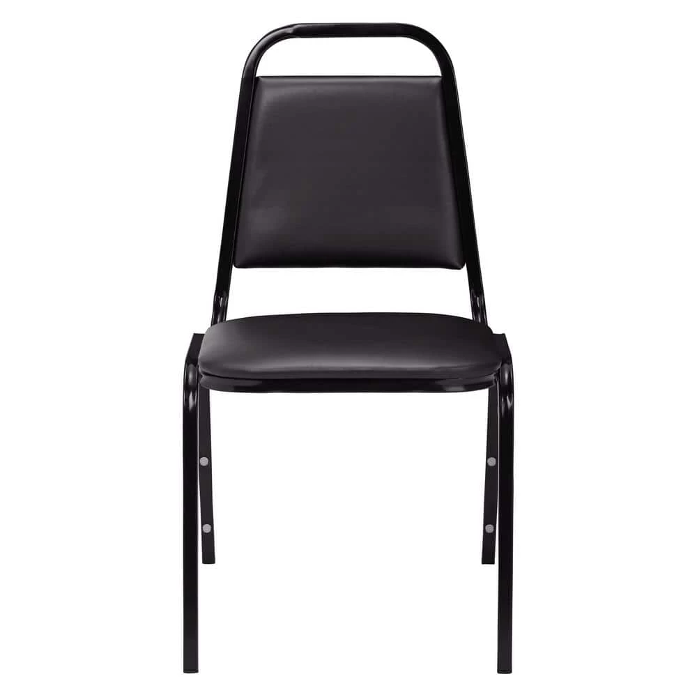 9100 Series Panther Black Vinyl Upholstered Banquet Chair (4-Pack) by National Public Seating 6 9100 Series Panther Black Vinyl Upholstered Banquet Chair (4-Pack) by National Public Seating - Image 4