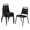 9100 Series Panther Black Vinyl Upholstered Banquet Chair (4-Pack) by National Public Seating -Greenington Shop panther black seat and black sandtex frame national public seating dining chairs 9110 b 4 64 1000