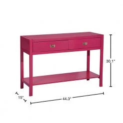 44.3 in. Pink Rectangle Wood Console Table Sideboard with Bottom Shelf and 2-Drawer by VERYKE 14 44.3 in. Pink Rectangle Wood Console Table Sideboard with Bottom Shelf and 2-Drawer by VERYKE -Greenington Shop pink veryke console tables ygx gxca0272 40 1000