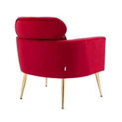 Rose Red Foam Seat Fill Material Chaise Lounge Chair/Accent Chair (1Piece) by VERYKE -Greenington Shop rose red veryke accent chairs db w39541036 4f 1000