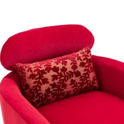 Rose Red Foam Seat Fill Material Chaise Lounge Chair/Accent Chair (1Piece) by VERYKE -Greenington Shop rose red veryke accent chairs db w39541036 fa 1000