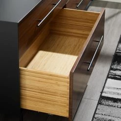 Park Avenue 4-Drawer Ruby Dresser 28 in. x 73.5 in. x 18 in. by Greenington -Greenington Shop ruby greenington dressers gpa0006rb 77 1000