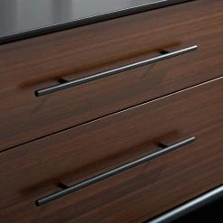 Park Avenue 4-Drawer Ruby Dresser 28 in. x 73.5 in. x 18 in. by Greenington -Greenington Shop ruby greenington dressers gpa0006rb c3 1000