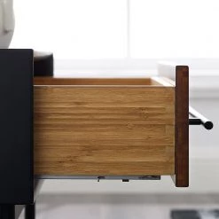 Park Avenue 1-Drawer Ruby Nightstand 15.5 in. H x 22 in. W x 15.5 in. L by Greenington -Greenington Shop ruby greenington nightstands gpa0004rb 44 1000