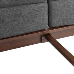 Park Avenue Reddish Brown Wood Queen Bed with Fabric by Greenington -Greenington Shop ruby greenington platform beds gpa0001rb 1f 1000