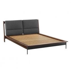 Park Avenue Reddish Brown Wood California King Bed with Fabric by Greenington -Greenington Shop ruby greenington platform beds gpa0003rb c3 1000