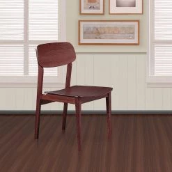 2-Piece Currant Sable Dark Wood Family with 100% Bamboo Side Chair by Greenington -Greenington Shop sable greenington dining chairs g0023sa 31 1000