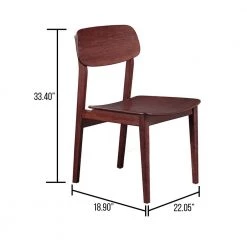 2-Piece Currant Sable Dark Wood Family with 100% Bamboo Side Chair by Greenington -Greenington Shop sable greenington dining chairs g0023sa 44 1000