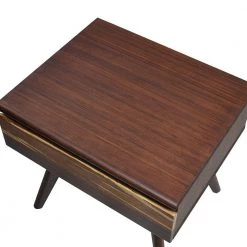 Azara 1-Drawers Sable Nightstand 17.5 in. H x 22.05 in. W x 18.1 in. L by Greenington -Greenington Shop sable greenington nightstands ga0003sa c3 1000