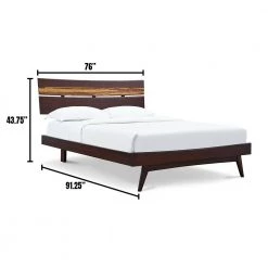 Azara Sable Dark Brown Wood California King Platform Bed by Greenington -Greenington Shop sable greenington platform beds ga0002cksa c3 1000