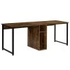 78.7 in. Rectangle Tiger MDF Home Office 2-Person Desk Large Double Workstation Desk Writing Desk with Storage by VERYKE -Greenington Shop tiger veryke computer desks yb wf198327aat 64 1000