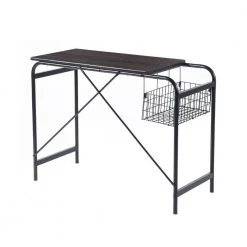 31.5 in. Retangular Black Home office desk Computer Desk with Wire Storage Basket by VERYKE -Greenington Shop walnut black veryke computer desks yb w131449661 77 1000
