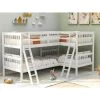 Adnaan White Twin Size L-Shaped Bunk Bed by Qualfurn -Greenington Shop white qualfurn bunk beds ble000020k 64 1000