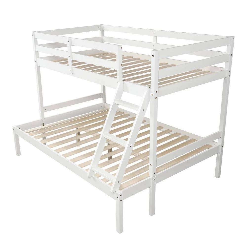 Suzanne White Twin Over Full Separabel Bunk Bed by Qualfurn 5 Suzanne White Twin Over Full Separabel Bunk Bed by Qualfurn - Image 3