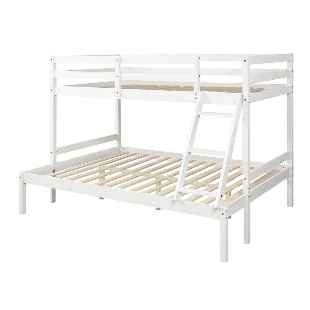 Suzanne White Twin Over Full Separabel Bunk Bed by Qualfurn 4 Suzanne White Twin Over Full Separabel Bunk Bed by Qualfurn - Image 2