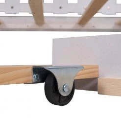 White Twin Size Fence-shaped Guardrail House Bed with trundle by Qualfurn 14 White Twin Size Fence-shaped Guardrail House Bed with trundle by Qualfurn -Greenington Shop white qualfurn kids beds bwm000226k 66 1000