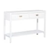 44.3 in. White Rectangle Wood Console Table Sideboard with Bottom Shelf and 2-Drawer by VERYKE 1 44.3 in. White Rectangle Wood Console Table Sideboard with Bottom Shelf and 2-Drawer by VERYKE -Greenington Shop white veryke console tables ygx gxca0273 64 1000