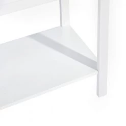 44.3 in. White Rectangle Wood Console Table Sideboard with Bottom Shelf and 2-Drawer by VERYKE -Greenington Shop white veryke console tables ygx gxca0273 76 1000