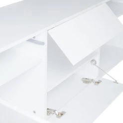 62.99 in. White Modern Minimalist LED Light TV Stand TV Cabinet with 4 Open Shelves and 2 Doors Fits TV's up to 78 in. by VERYKE 16 62.99 in. White Modern Minimalist LED Light TV Stand TV Cabinet with 4 Open Shelves and 2 Doors Fits TV's up to 78 in. by VERYKE -Greenington Shop white veryke tv stands yb w118040729 44 1000